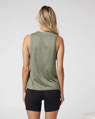 Energy Top Long | Pistachio Heather