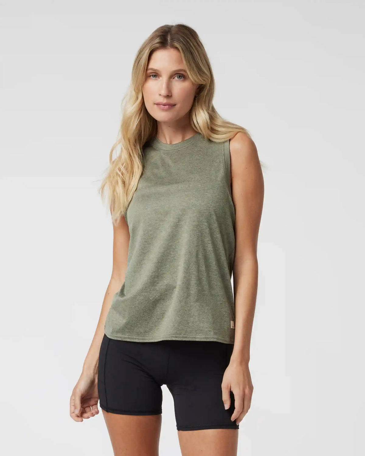 Energy Top Long | Pistachio Heather