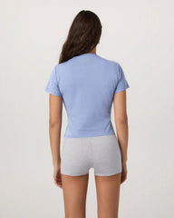 Feather Baby Tee | Bluebell