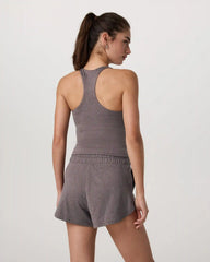 Halo Performance Crop 2.0 | Huckleberry Heather