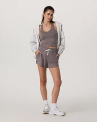 Halo Performance Crop 2.0 | Huckleberry Heather