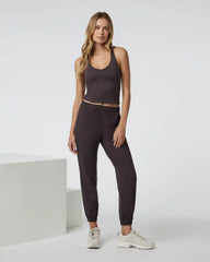 Halo Performance Crop 2.0 | Sangria Heather