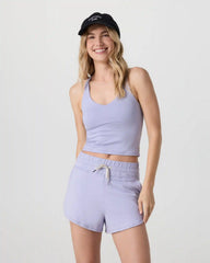 Halo Performance Crop 2.0 | Lavender Mist Heather