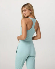 Halo Performance Crop 2.0 | Sea Spray Heather