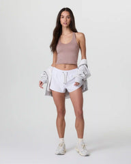 Halo Performance Crop 2.0 | Zion Rose Heather