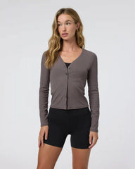 Long Sleeve Pose Cardigan | Chia