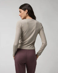 Long Sleeve Pose Cardigan | Toast