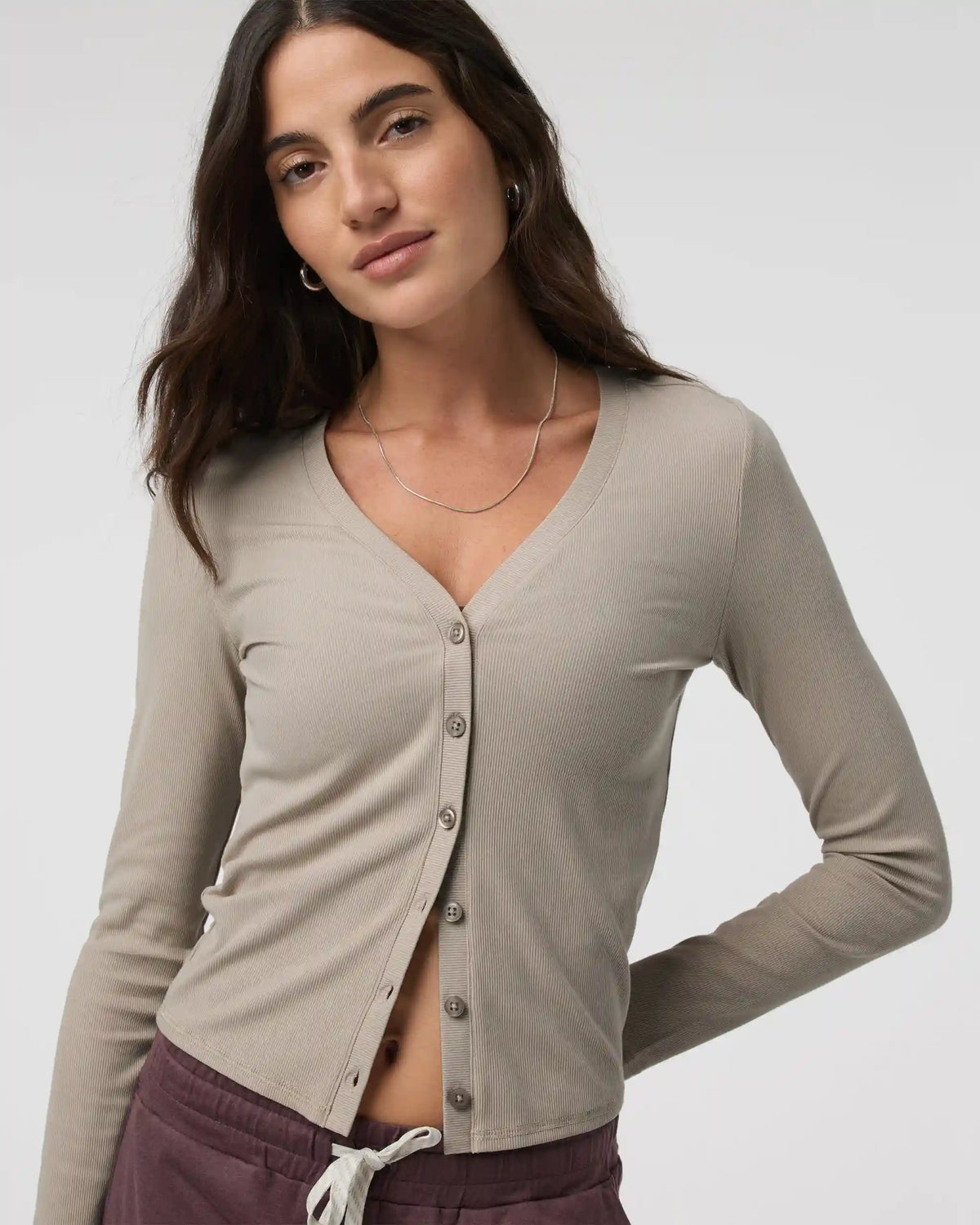 Long Sleeve Pose Cardigan | Toast