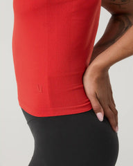 Surge Seamless Tank | Crimson