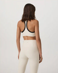 Elevation Racer Bra | Bone Heather