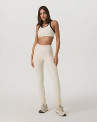 Elevation Racer Bra | Bone Heather