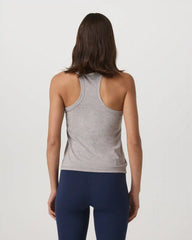 Lux Racerback Tank | Light Heather Grey