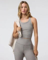 Elevation Racerback Tank | Cobblestone Heather
