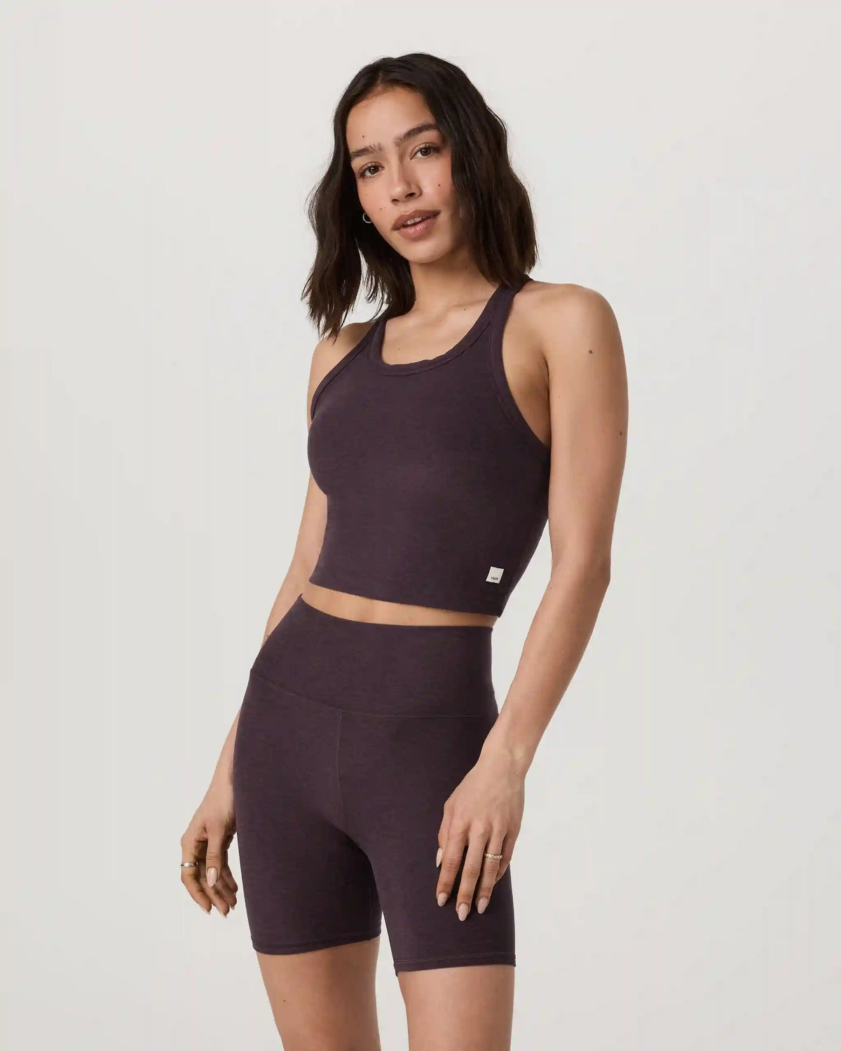 Elevation Racerback Tank | Raisin Heather