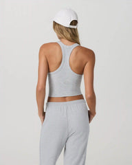 Elevation Racerback Tank | Light Heather Grey