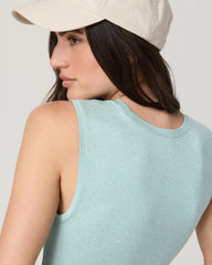 Halo Essential Scoop Tank | Sea Spray Heather