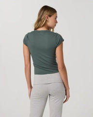 Halo Baby Tee | Agate Green