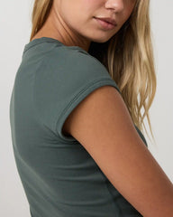 Halo Baby Tee | Agate Green