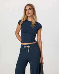 Halo Baby Tee | Blue Coast Heather