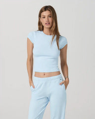 Halo Baby Tee | Soft Sky Heather