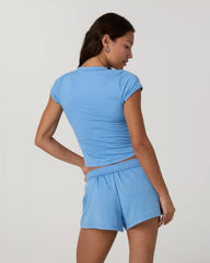 Halo Baby Tee | Oasis Blue Heather