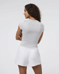 Halo Baby Tee | Pale Grey Heather