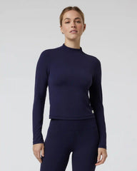 Vuori AllTheFeels™ Long Sleeve Mock | Jet