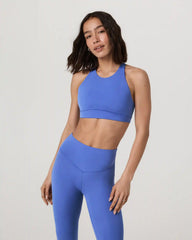 Vuori AllTheForm™ High Neck Bra | Bright Iris