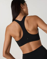 Vuori AllTheForm™ High Neck Bra | Black Tonal