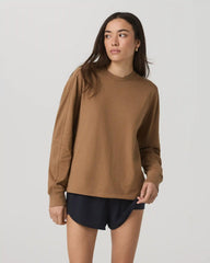 Long Sleeve Heavyweight Cotton Tee | Acorn