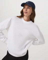 Long Sleeve Heavyweight Cotton Tee | White