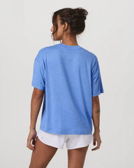Energy Tee Long | Riviera Blue Heather