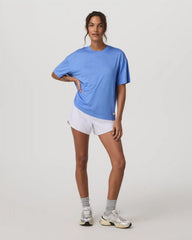 Energy Tee Long | Riviera Blue Heather