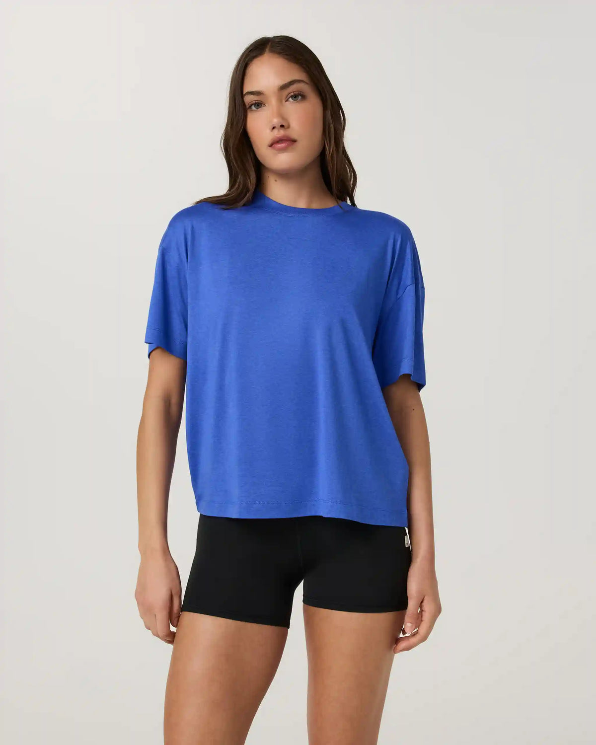 Energy Tee Long | Electric Blue Heather