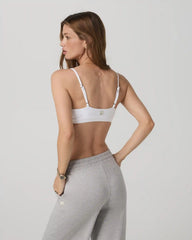 Halo Triangle Bra | White