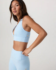 Vuori AllTheFeels™ Triangle Bra | Crystal Blue