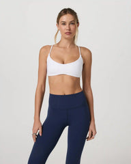 Vuori AllTheFeels™ Strappy Back Bra | White