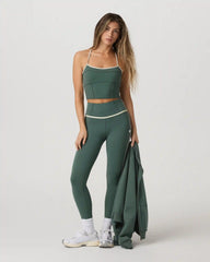 Vuori AllTheFeels™ Corset Tank | Agate Green