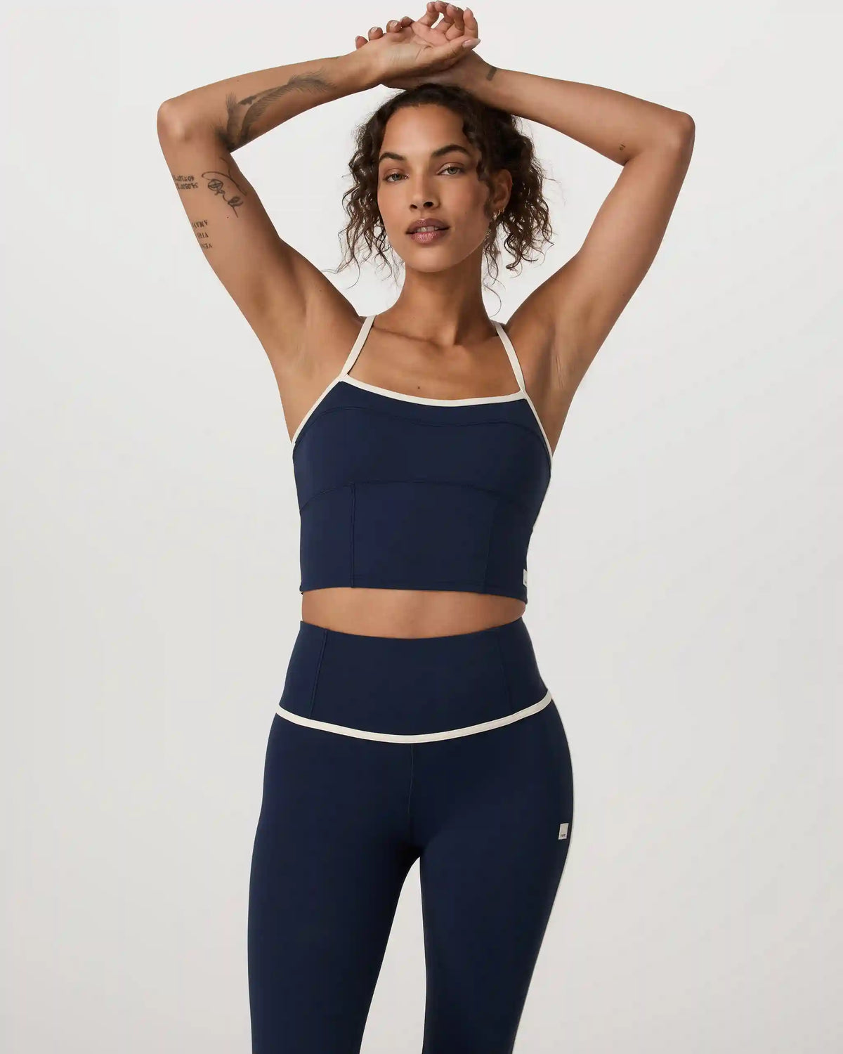 Vuori AllTheFeels™ Corset Tank | Blue Coast