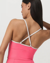 Vuori AllTheFeels™ Corset Tank | Sunset Pink