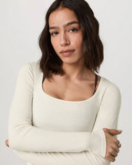 Long Sleeve Cove Ultra Scoop | Marshmallow