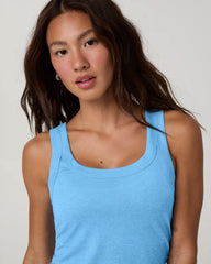 Energy Racerback Tank | Oasis Blue Heather