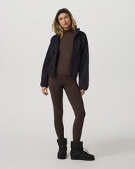 Textured Chilled Out Legging | Java Houndstooth