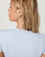 Everyday Cotton Stretch Fitted Tee | Atmosphere