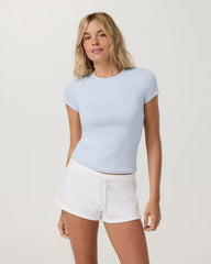 Everyday Cotton Stretch Fitted Tee | Atmosphere