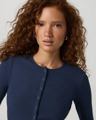 Long Sleeve Pose Twin Cardigan | Blue Coast