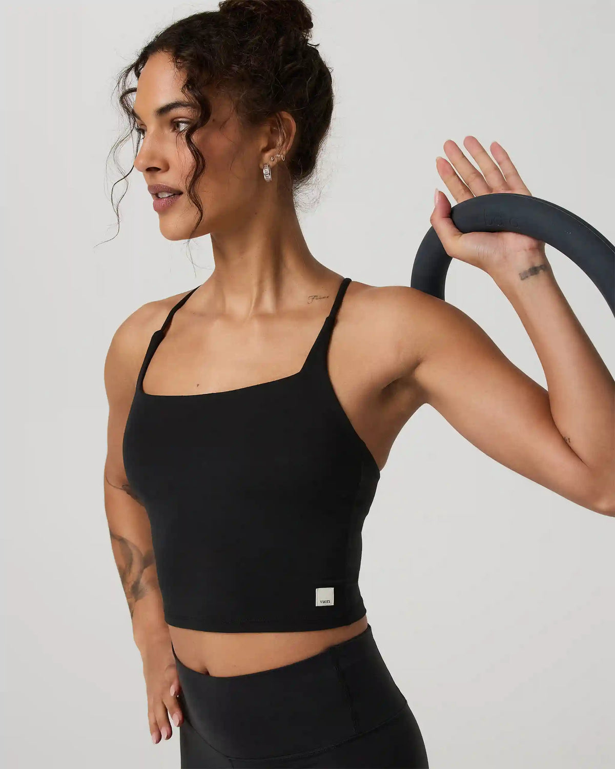 Vuori AllTheFeels™ Strappy Back Tank | Black