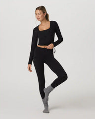 Vuori AllTheForm™ Wrap Top | Black
