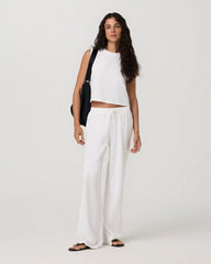 Heavyweight Cotton Easy Tank | White