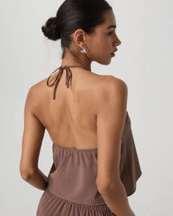Villa Shoreline Halter Top | Sable